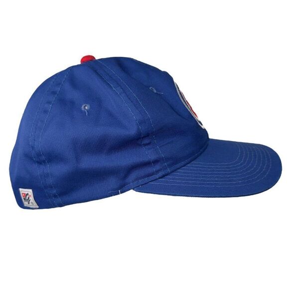 The Game 90s Vintage Chicago Cubs Snapback Hat Blue / White Adjustable OS - Picture 4 of 8